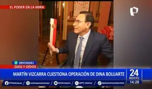 Martín Vizcarra critica a Dina Boluarte y asegura que su 'sex appeal' está en su nariz