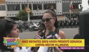 Greis Keren formaliza denuncia contra Néstor Villanueva por violencia psicológica