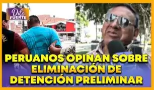 ¿Qué opinan los peruanos sobre la eliminación de detención preliminar en casos de no flagrancia?