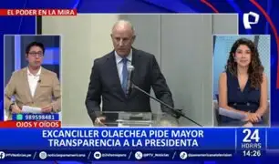 González-Olaechea pide mayor transparencia a Dina Boluarte: "Cierre bocas rápido y siga en lo suyo"