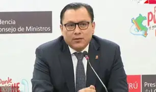 Ministro de la Producción sobre cirugía de Dina Boluarte: En ningún momento dejó sus funciones