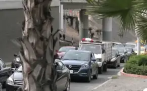 Miraflores: caos vehicular por cierre de tramo de avenida Armendáriz