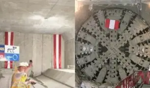 Breña: tuneladora Delia llega a la estación Murillo de la Línea 2 del Metro de Lima