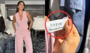 Luciana Fuster responde tras polémica etiqueta de Shein en su colección de ropa: “Me siento estafada”