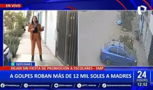 A golpes y patadas: Delincuentes roban más de 12 mil soles a madres en SMP