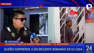 Capturan a ladrón tras ser sorprendido robando en vivienda de El Agustino