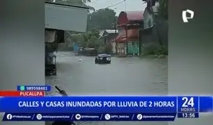 Inundaciones en Pucallpa: lluvias torrenciales afectan mercado, colegios y hospital