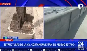 Callao: Estructuras de la avenida Costanera se encuentran en pésimo estado