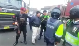 Capturan a delincuentes tras intensa persecución en la Panamericana Sur