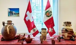 Suiza restituye 9 bienes culturales pertenecientes al Patrimonio Cultural del Perú