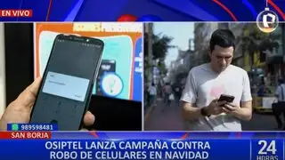 Osiptel lanza campaña “Mi Celu Seguro” para combatir el robo de celulares