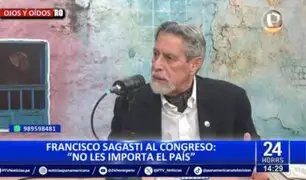 Francisco Sagasti arremete contra el Congreso: "Les importa su propio pellejo"