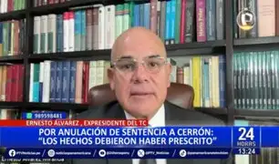 Ernesto Álvarez sobre anulación de sentencia a Cerrón: "Los hechos debieron haber prescrito"