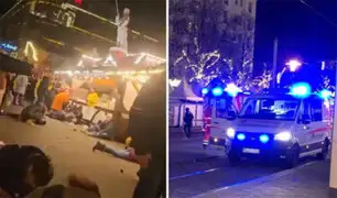 Alemania: al menos 4 muertos y decenas de heridos deja atropello masivo en una feria navideña