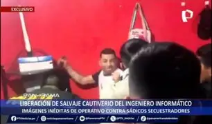 Liberación del salvaje cautiverio a ingeniero informático: Operativo contra sádicos secuestradores