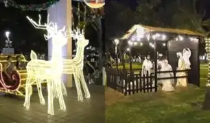 ¡Llegó la Navidad al parque Kennedy! Familias disfrutan de espectaculares estampas navideñas