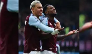 Aston Villa venció 2-1 al Manchester City en la fecha 17 de la Premier League