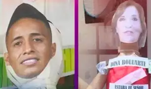 Peruanos escogen su piñata con los personajes que les gustaría despedir el año