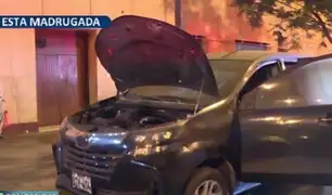 Auto estacionado frente a la Dirincri se incendia: personas de mal vivir estarían detrás del siniestro