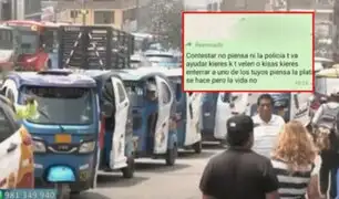 Carabayllo: dirigentes renuncian a asociación de mototaxistas tras amenazas por cobro de cupos