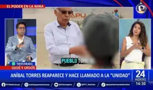 Aníbal Torres hace llamado a la "unión" durante chocolatada en Comas