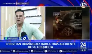 Christian Domínguez tras accidente de Gran Orquesta: "Lo que ha pasado fue lo mejor que pudo haber pasado"