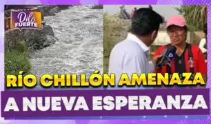 Comas: familias en riesgo de perder sus casas ante posible desborde del río Chillón