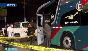 Ataque a bus interprovincial en Huaycán: disparan contra unidad llena de pasajeros y dejan a conductor herido