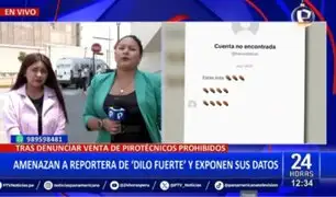 Amenazan a reportera de Dilo Fuerte y exponen sus datos tras reportaje en vivo