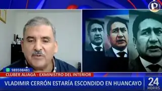 Vladimir Cerrón estaría escondido en Huancayo, según el Ministerio Público