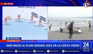 Dan inicio a "Plan Verano 2025" en playas de la Costa Verde: Prohibirán paraderos informales