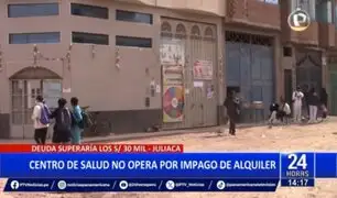 ¡Insólito! Centro de salud no atiende por falta de pago de alquiler en Juliaca