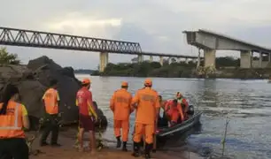 Al menos 10 muertos y siete desaparecidos deja colapso de un puente en el norte de Brasil