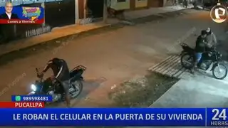 Hombre es asaltado en la puerta de su casa en Pucallpa