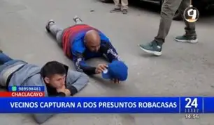 Chaclacayo: Vecinos capturan a presuntos "robacasas"