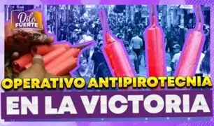 Descubren venta ilegal de pirotécnicos en las calles de La Victoria