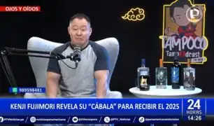 Kenji Fujimori revela sus "cábalas" para recibir el 2025