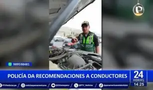 PNP da recomendaciones a conductores que viajan por Año Nuevo