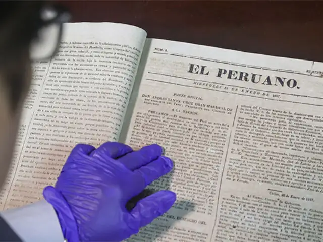 Diario El Peruano: Unesco declara Memoria Regional las ediciones del periodo 1868 a 1900