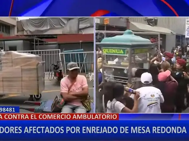 Estibadores protestan por rejas en Mesa Redonda que los impide trabajar