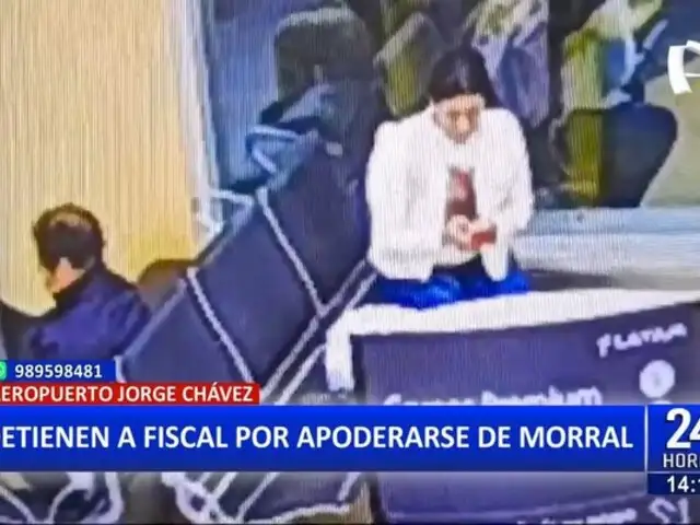 ¡Insólito! Detienen a Fiscal por apoderarse de morral en el Aeropuerto Jorge Chávez