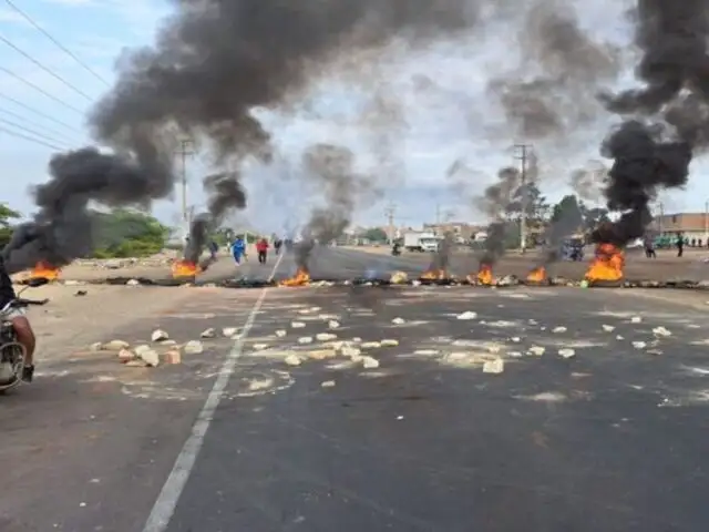 Bloqueo en Moquegua: pobladores cierran puente Montalvo por contaminación del río Coralaque