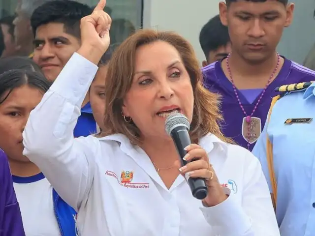 Dina Boluarte pide capturar a corruptos: “No pueden estar sueltos en plaza”