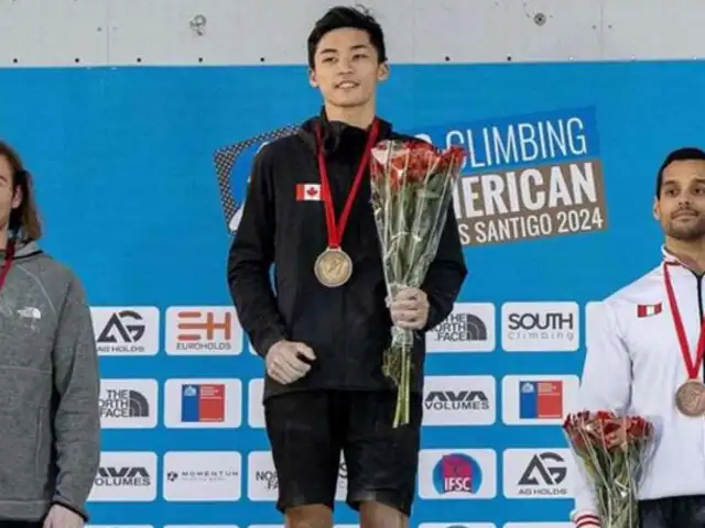 Perú logra medalla de bronce en Panamericano de Escalada en Chile