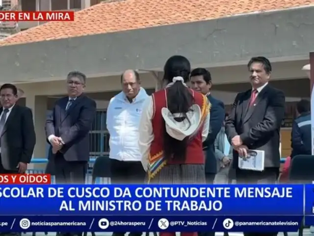 "Mi institución está quebrándose": El contundente mensaje de una escolar al ministro Maurate