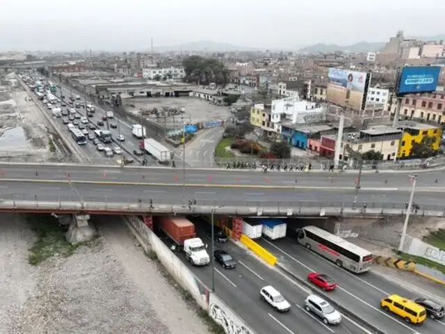 Cierre nocturno en la vía Evitamiento por obras en puente Ricardo Palma: conoce los desvíos