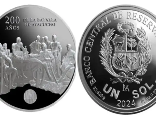 BCR lanza moneda conmemorativa por el Bicentenario de la Batalla de Ayacucho