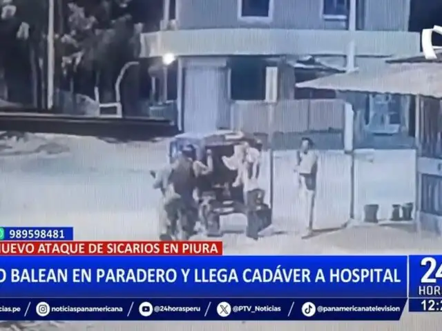 ¡Lamentable! Sicarios acribillan a padre de familia en Piura