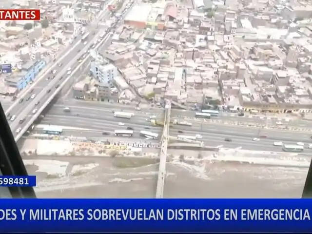 Estado de Emergencia: alcaldes de Lima Norte sobrevuelan zonas con altos índices de inseguridad