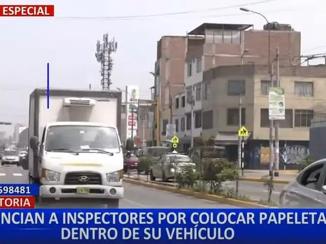 La Victoria: denuncian a inspectores por imponer papeletas de manera ilegal